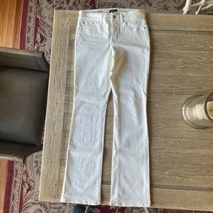 NYDJ Billie Mini Bootcut White Jean, size 4